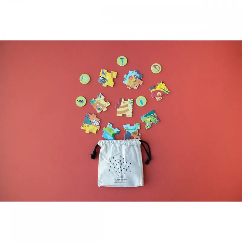 Look and Find First Pocket Puzzle: My Little Jungle 24 pcs, LONDJI