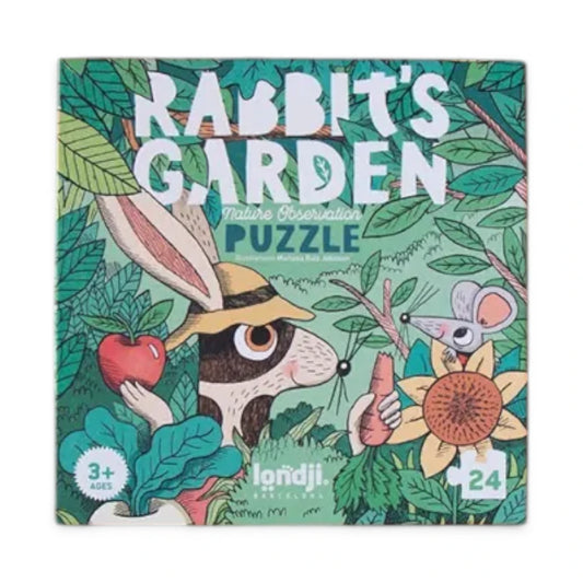 Look and Find First Puzzle: Rabbit's Garden 24 pcs, LONDJI