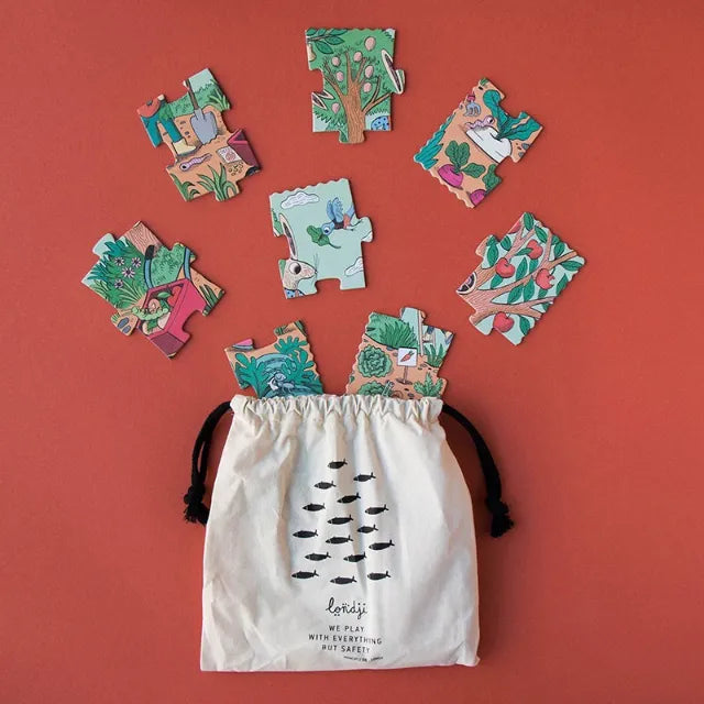 Look and Find First Puzzle: Rabbit's Garden 24 pcs, LONDJI