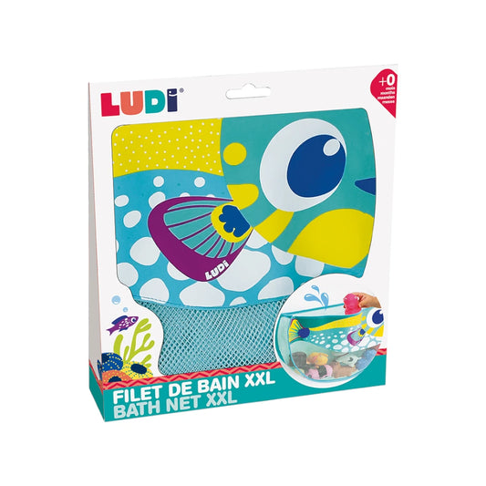 Bathroom storage net with suction cups Fish, Ludi