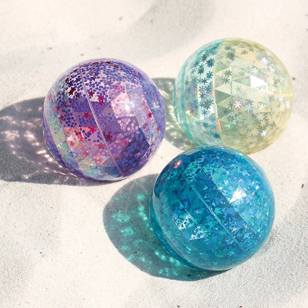 Glitter ball 10cm (Choice 1 of 3 colors), Ludi