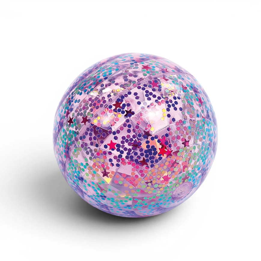 Glitter ball 10cm (Choice 1 of 3 colors), Ludi