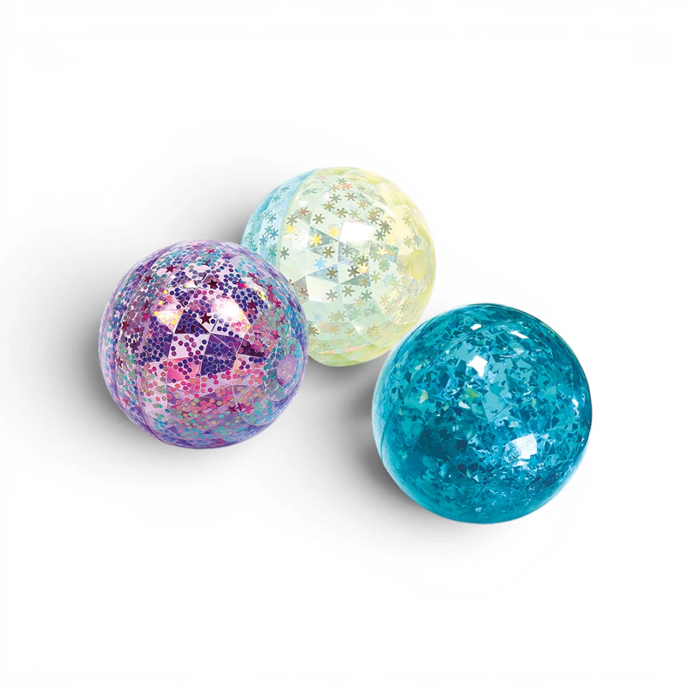 Glitter ball 10cm (Choice 1 of 3 colors), Ludi