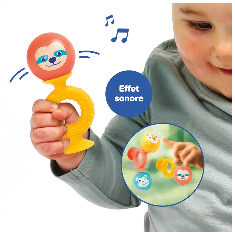 Discovery game with suction cup and balls: Smac Pop, Ludi
