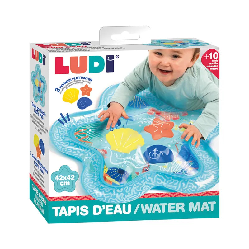 Water Play Mat 10m+: Star Sensory Tummy Time, Ludi