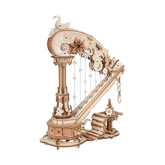 Wooden 3D Puzzle, Magic Harp Music Box AMK71, ROKR
