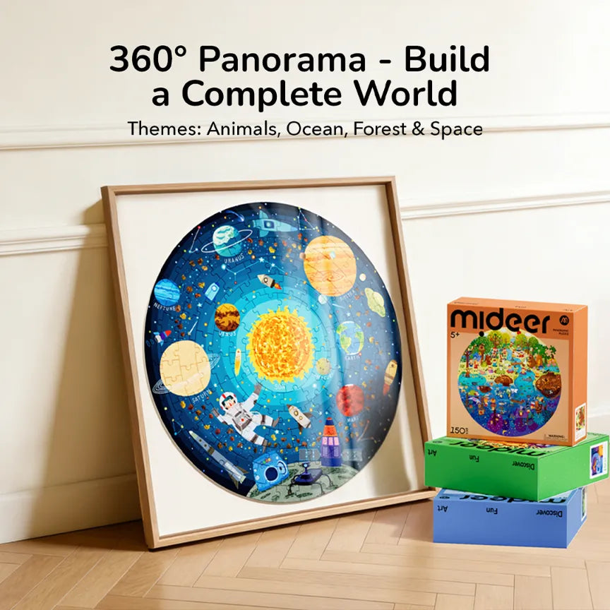 Magic Ocean, Panoramic Puzzle for Kids, 150 Pieces