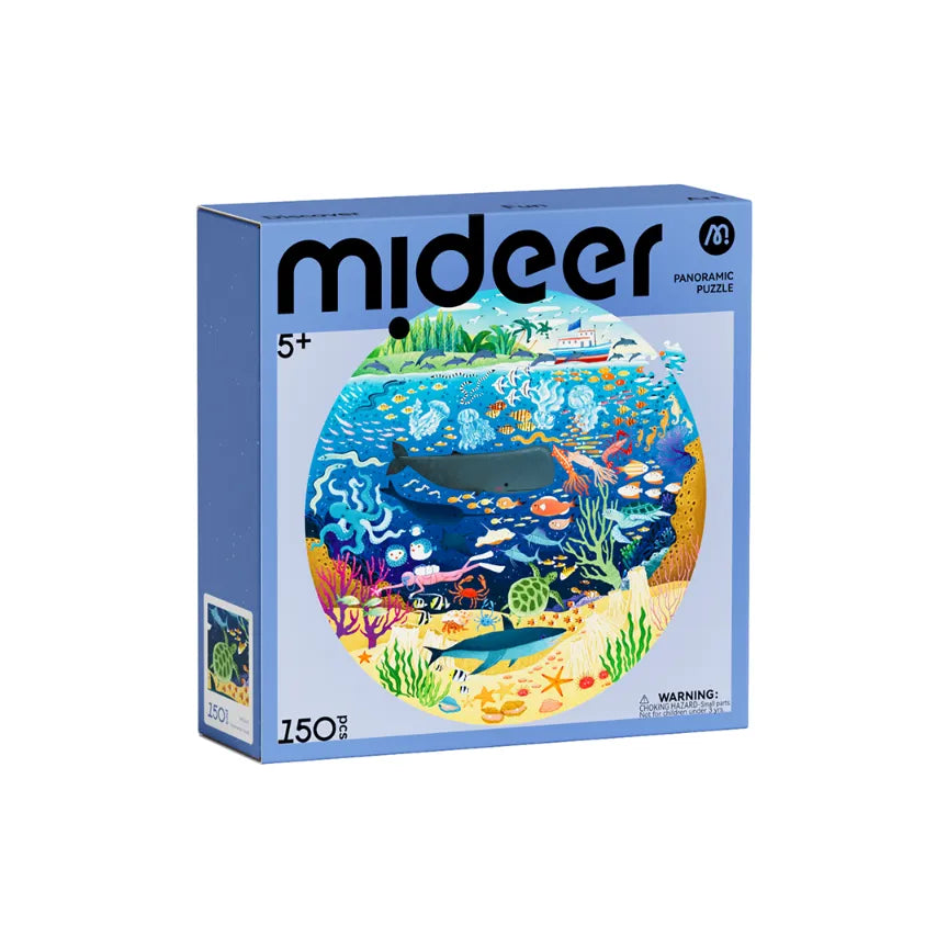 Magic Ocean, Panoramic Puzzle for Kids, 150 Pieces
