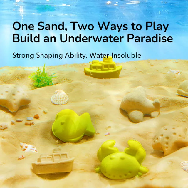 Magic Sand Play Set, Portable Pack for Kids 3+