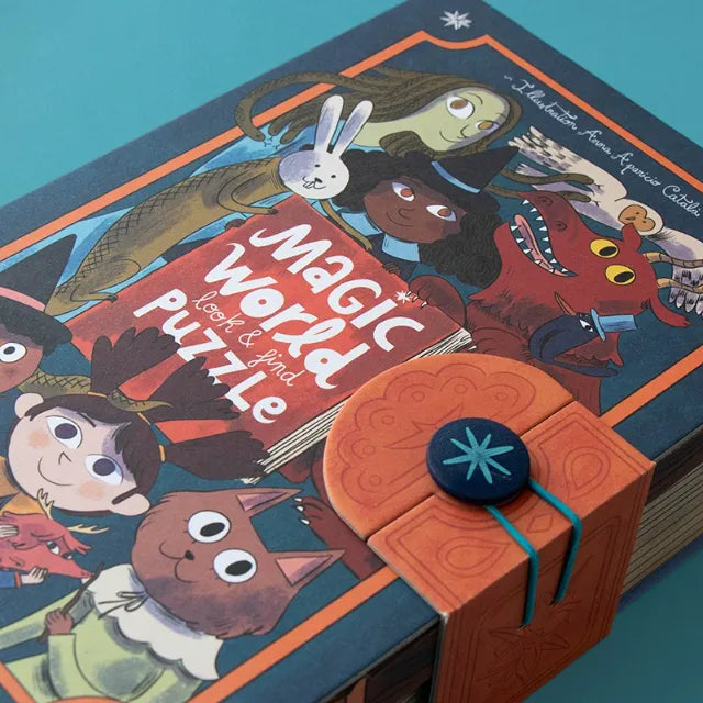 Magic World: 70 Pieces, Look & Find Puzzle for Kids