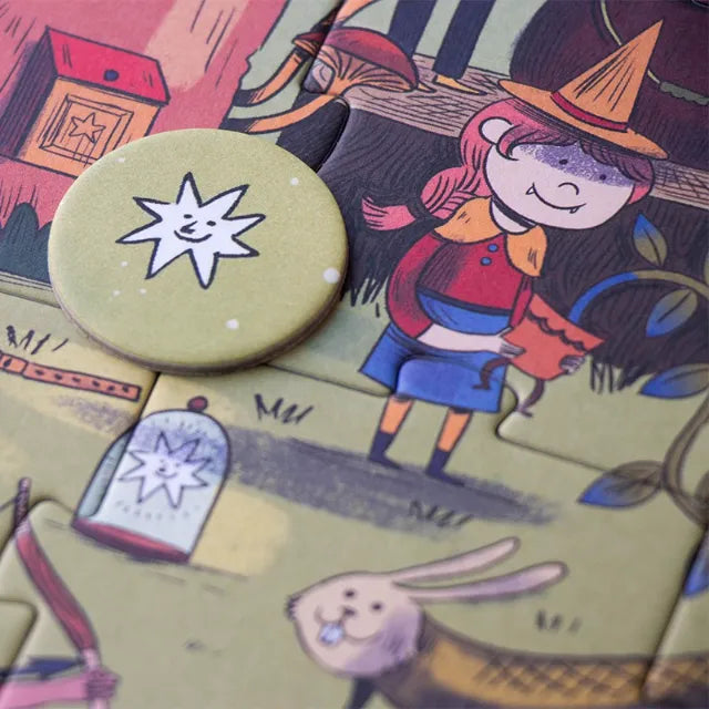 Magic World: 70 Pieces, Look & Find Puzzle for Kids