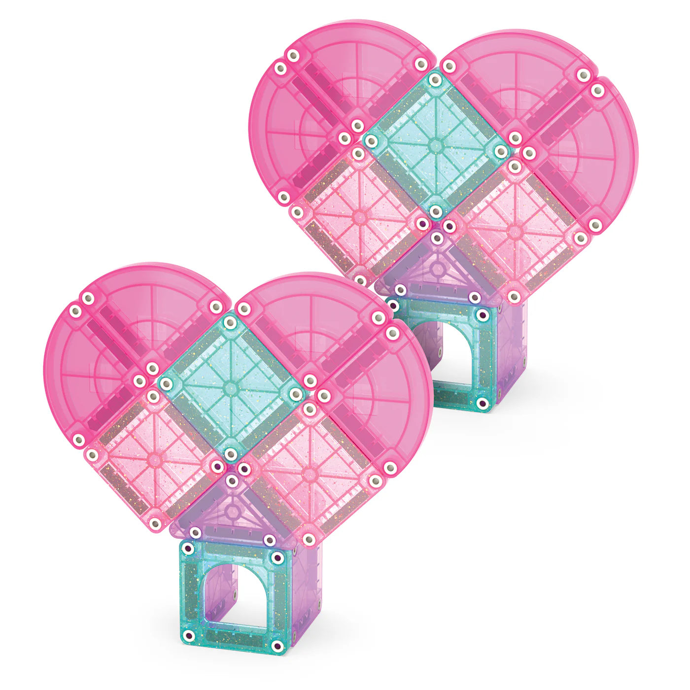 Travel Set microMAGS 26-Piece: Heart to Heart, Magna-tiles