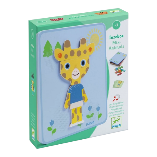 Μαγνητικό Παιχνίδι 3+: Inzebox Mix Animals, Djeco