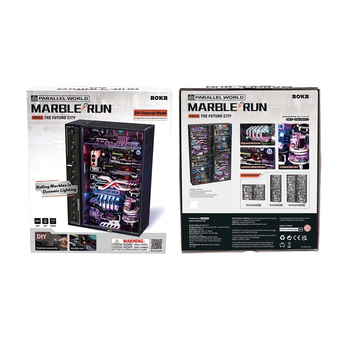 Marble Run Mechanical 3D Puzzle: The Future City, ROKR