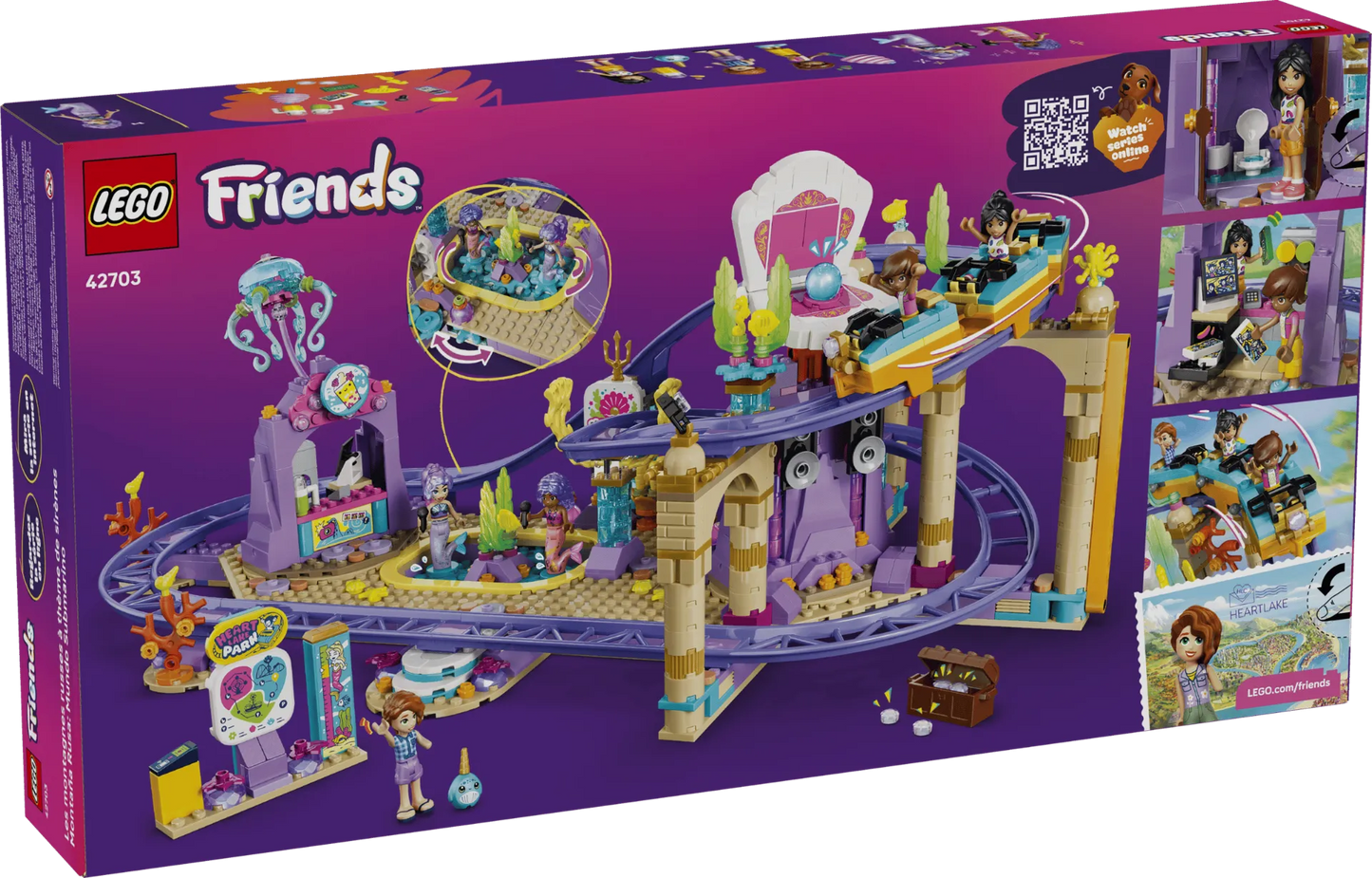 Mermaid Roller Coaster Ride 42703, Lego Friends