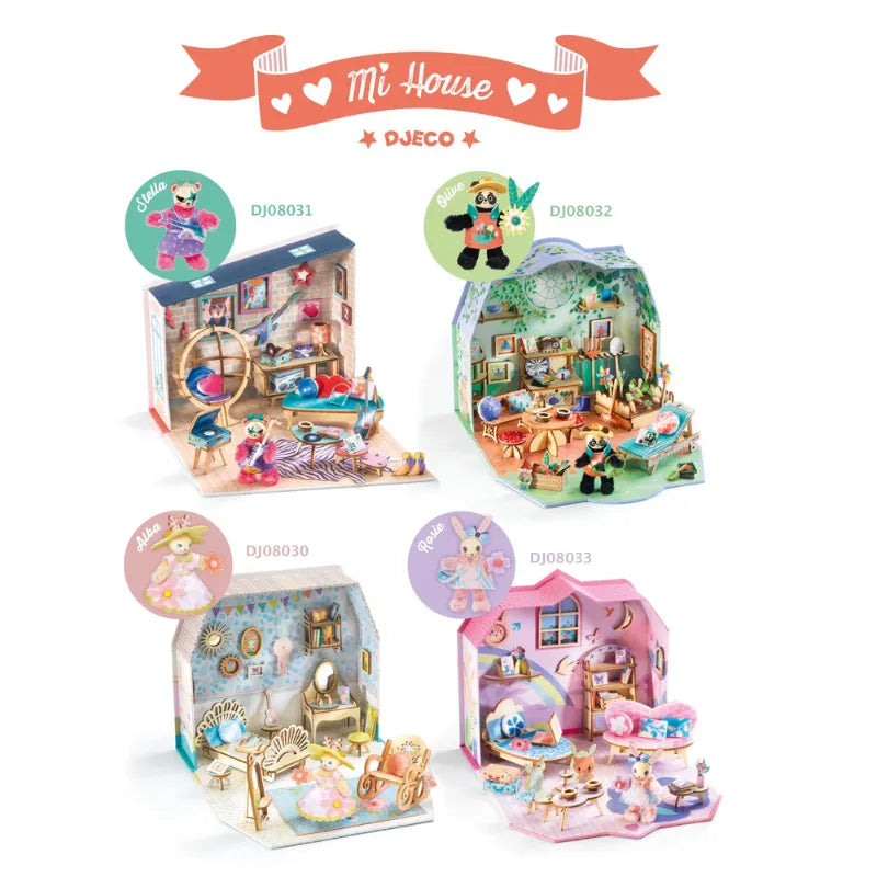 Mi House Astra, DIY Dollhouse Suitcase Kit For Kids 8+