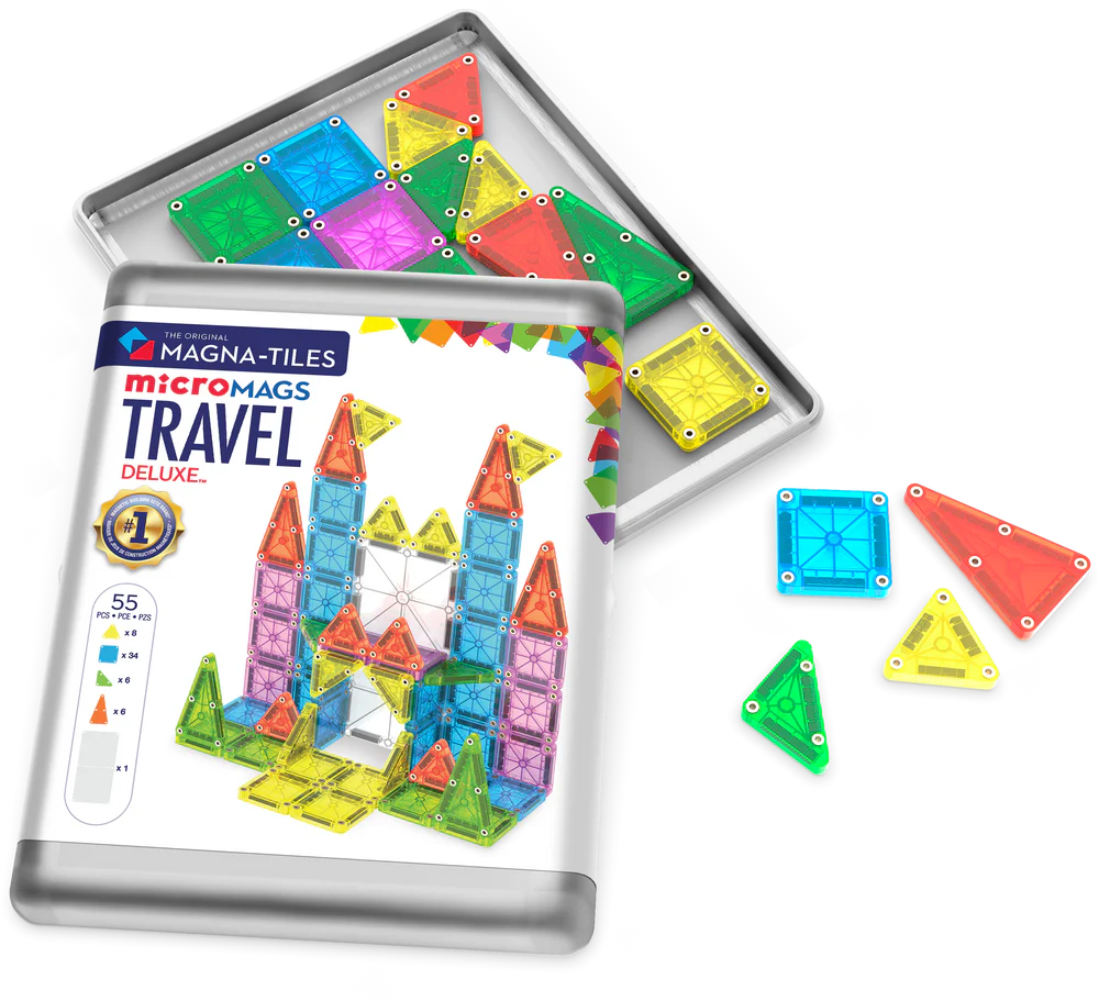 MicroMAGS 55 Travel Deluxe Set Magna-Tiles