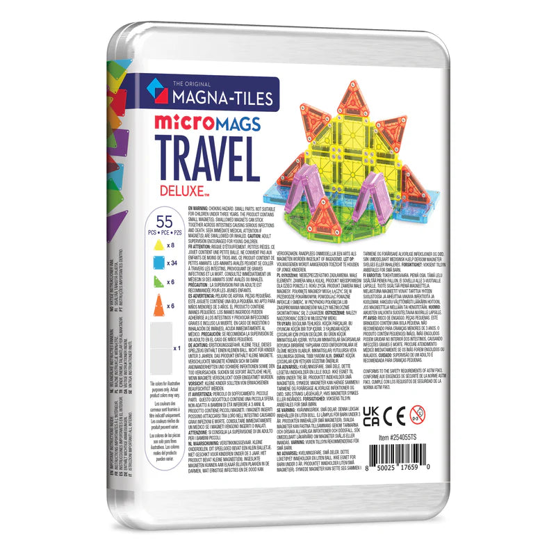 MicroMAGS 55 Travel Deluxe Set Magna-Tiles