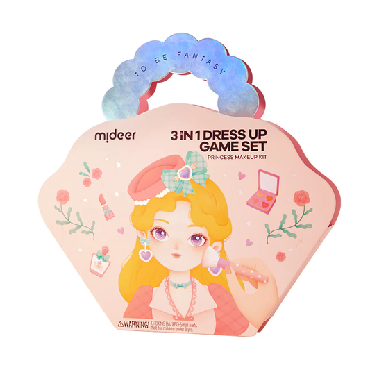 3-in-1 Dress Up Game Set - Princess Fantasy Makeup, Mideer
