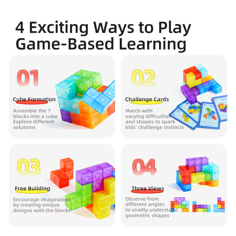 Magnetic Cube Building Blocks, Mideer