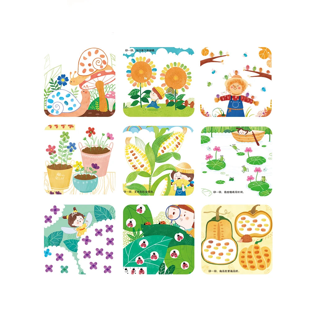 Creative Finger Paint Kit: Secret Garden, Mideer