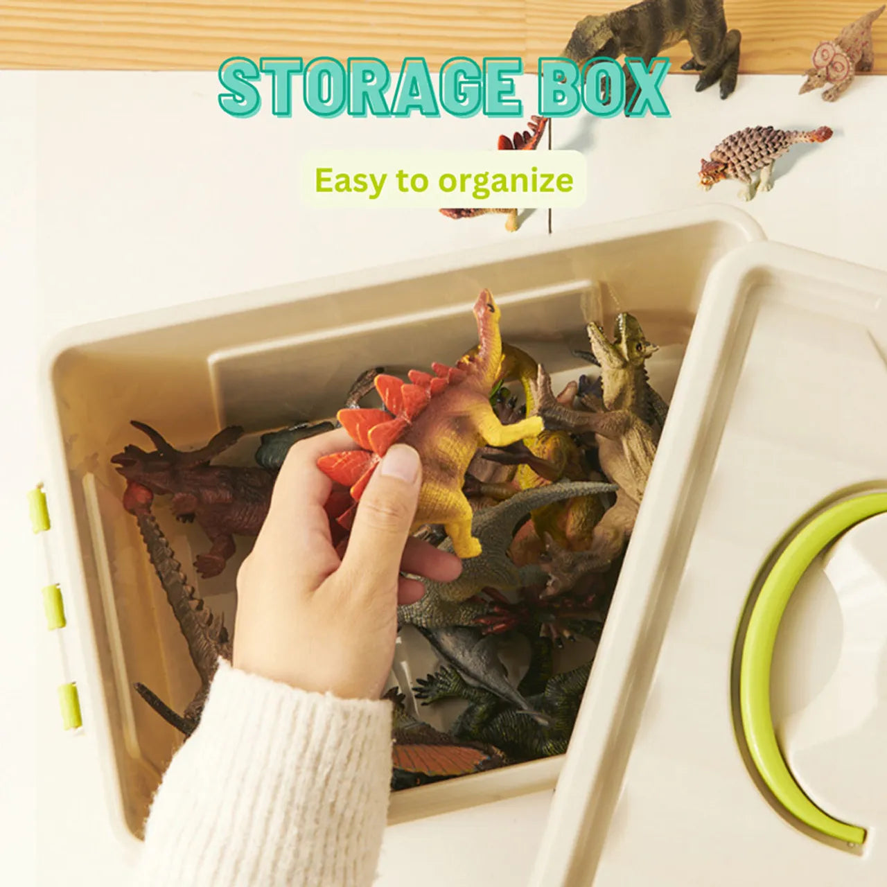Dinosaur Toys Set: 24 Pieces, Dinosaur Toy Set for Kids 3+