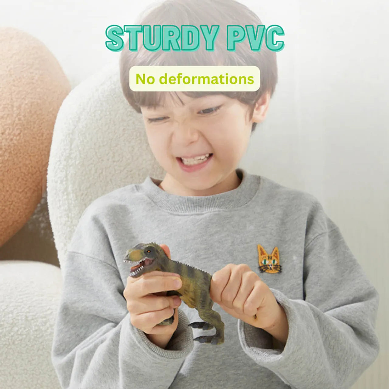 Dinosaur Toys Set: 24 Pieces, Dinosaur Toy Set for Kids 3+