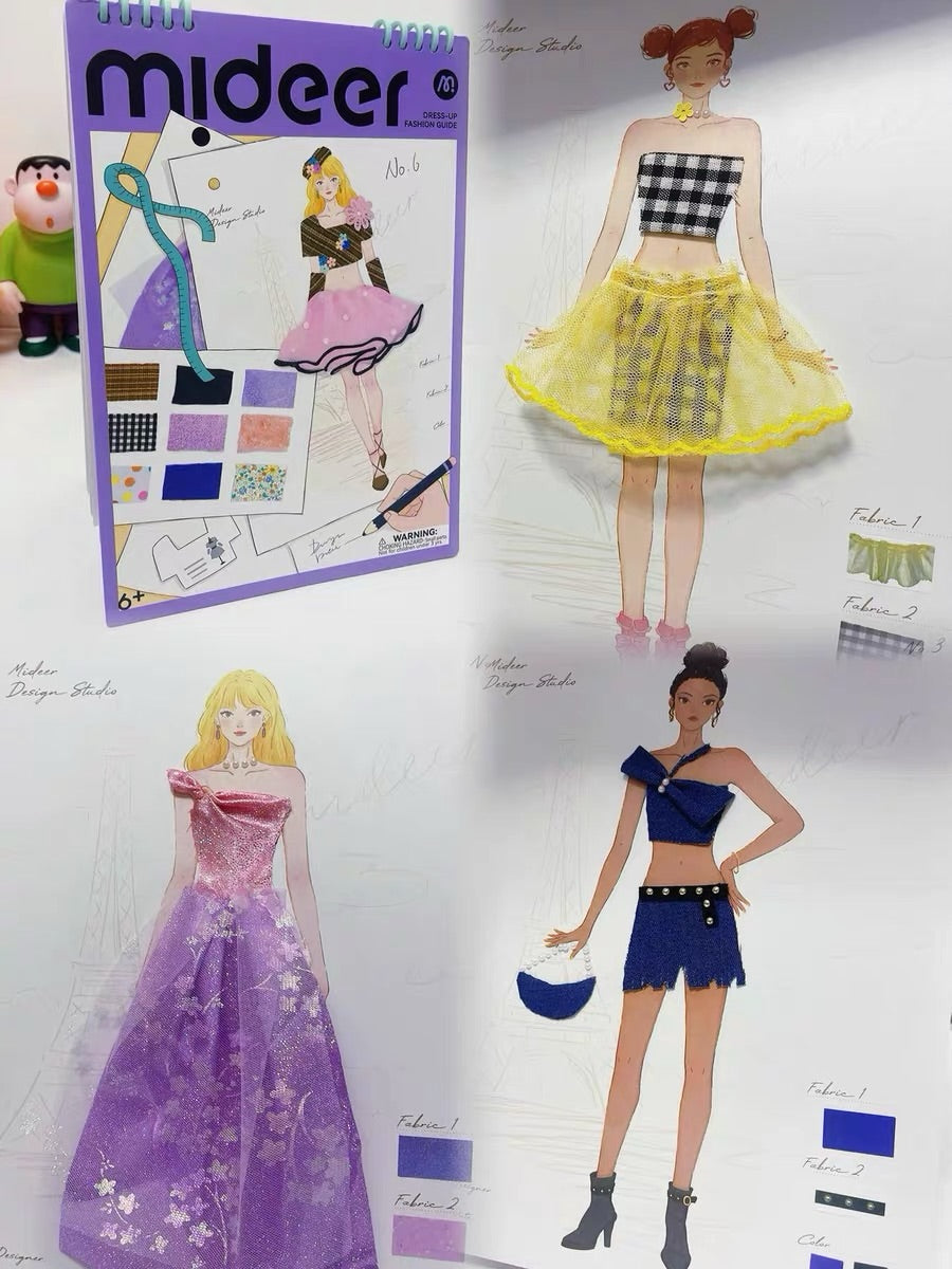 Design craft kit: Dress-Up Fashion Guide, Mideer