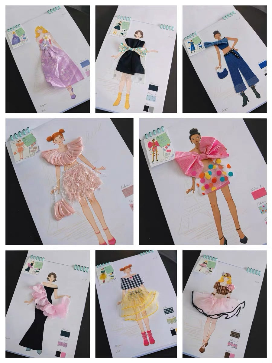 Design craft kit: Dress-Up Fashion Guide, Mideer