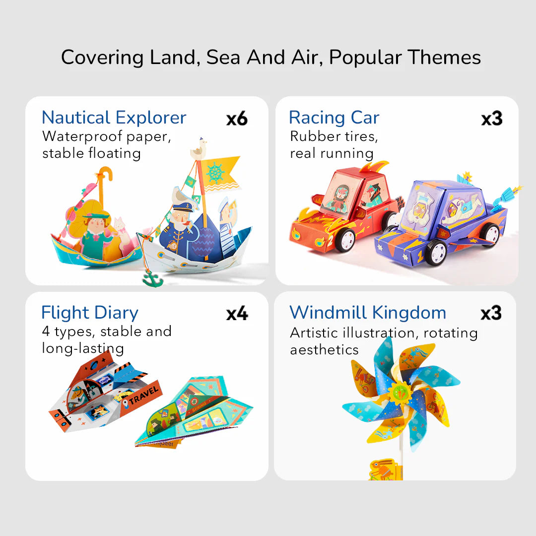 Paper Craft Workshop: Nautical Explorer, Mideer