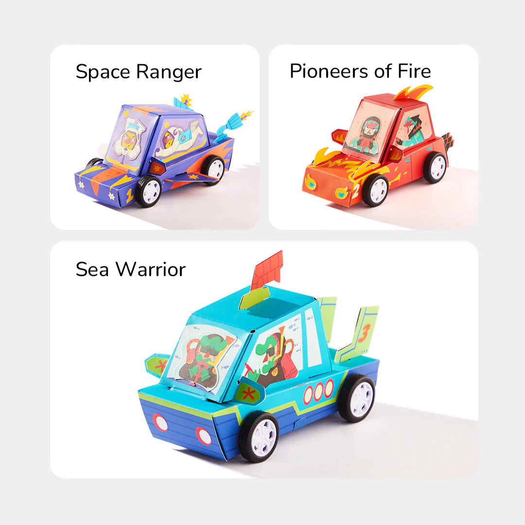 Paper Craft Workshop: Racing Car, Mideer