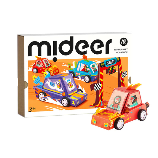 Paper Craft Workshop: Racing Car, Mideer