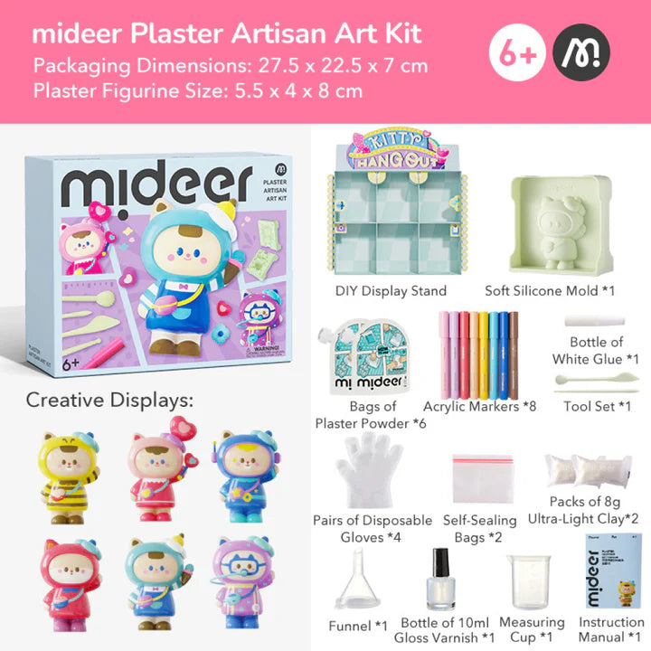 Plaster Artisan Art Kit, Mideer
