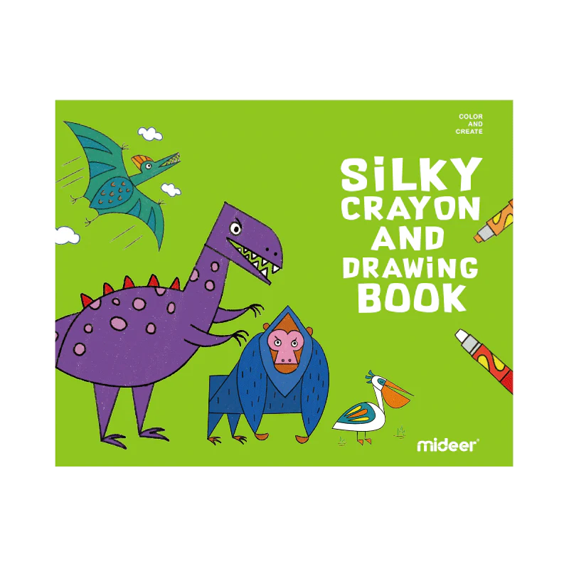 Silky Crayon And Drawing Book, Mideer