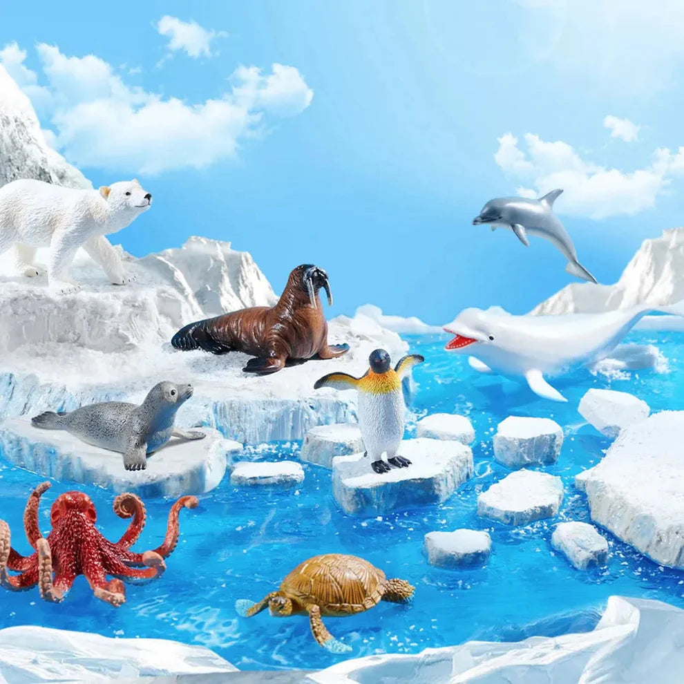 Toy Set 11 pcs: Marine Animals Toys, Mideer