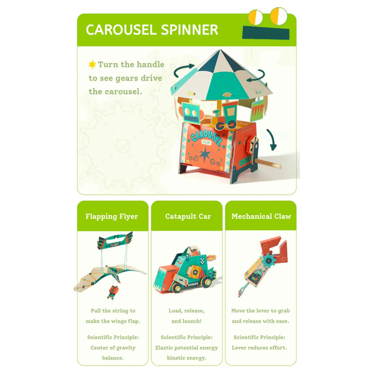 Toy Maker Material Set: Mechanics, Mideer