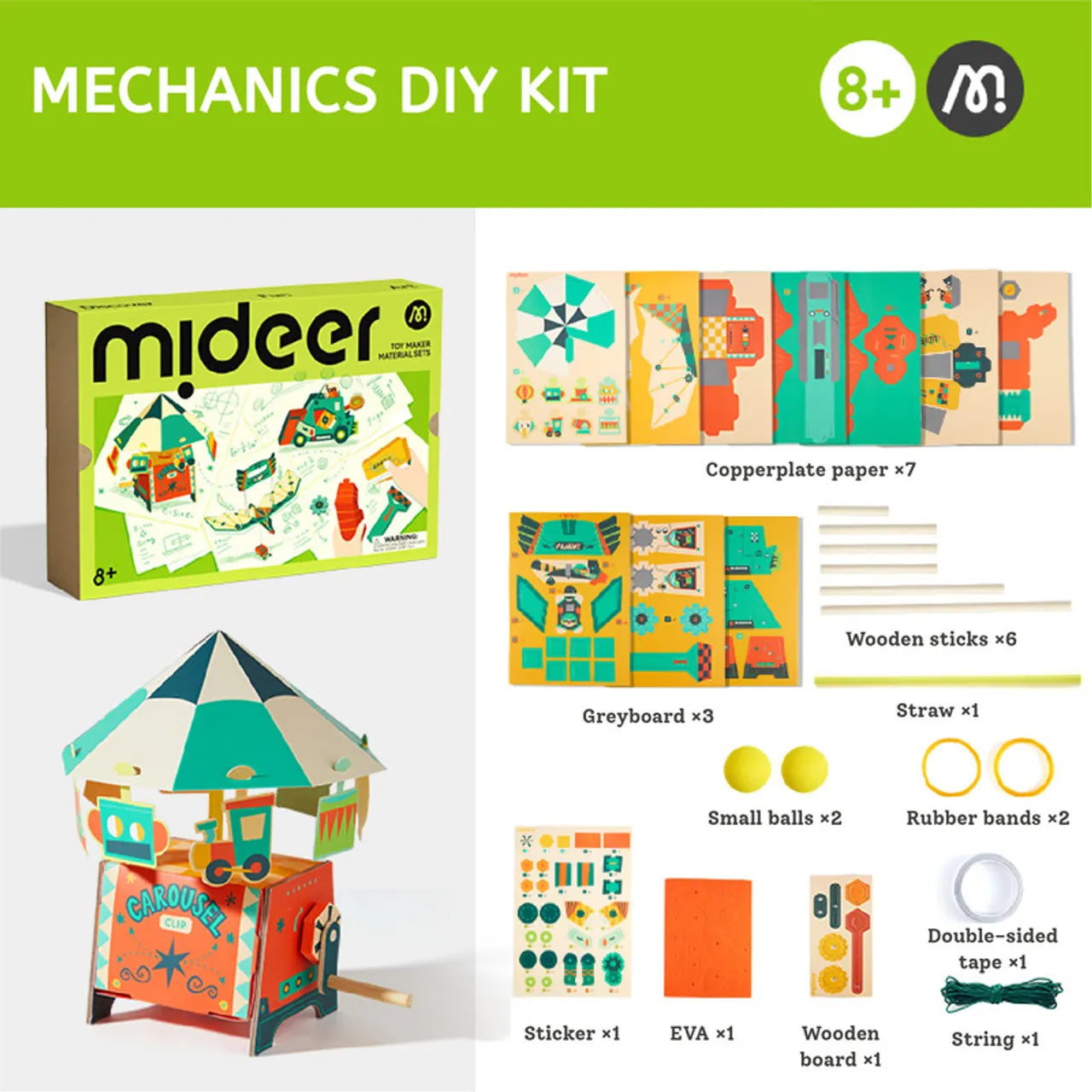 Toy Maker Material Set: Mechanics, Mideer