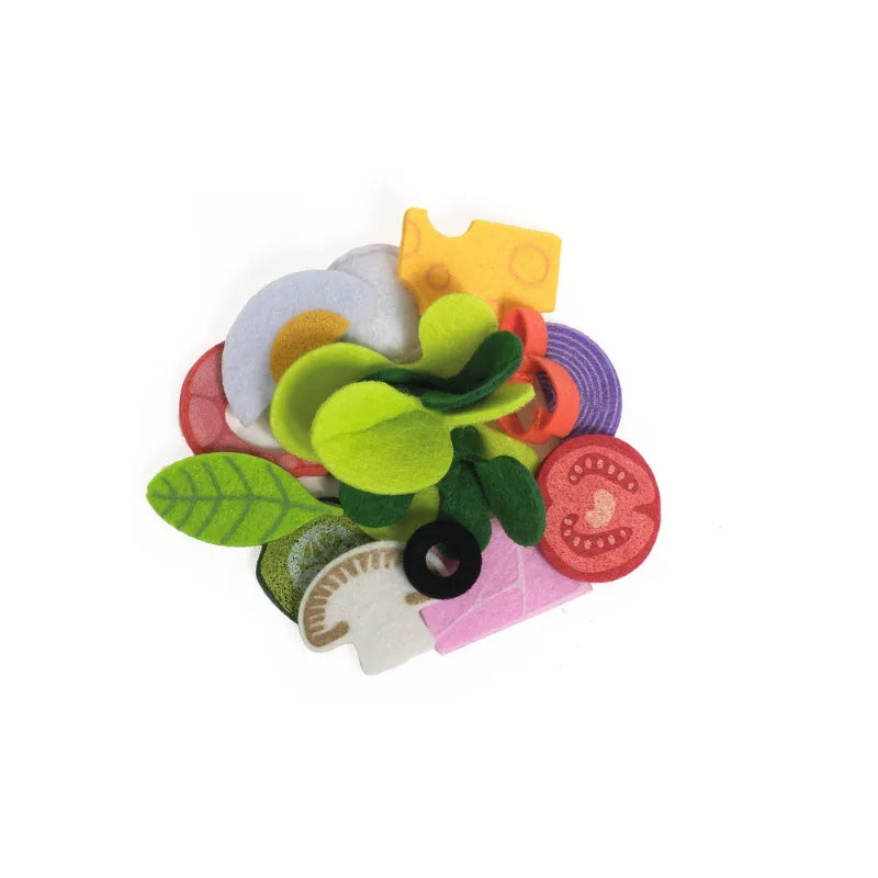 Mimo And Nina Salad Bar, Pretend Play Set For Kids 3+