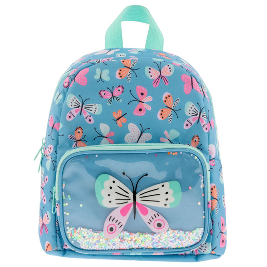 Butterfly, Mini Glitter Backpack, For Kids