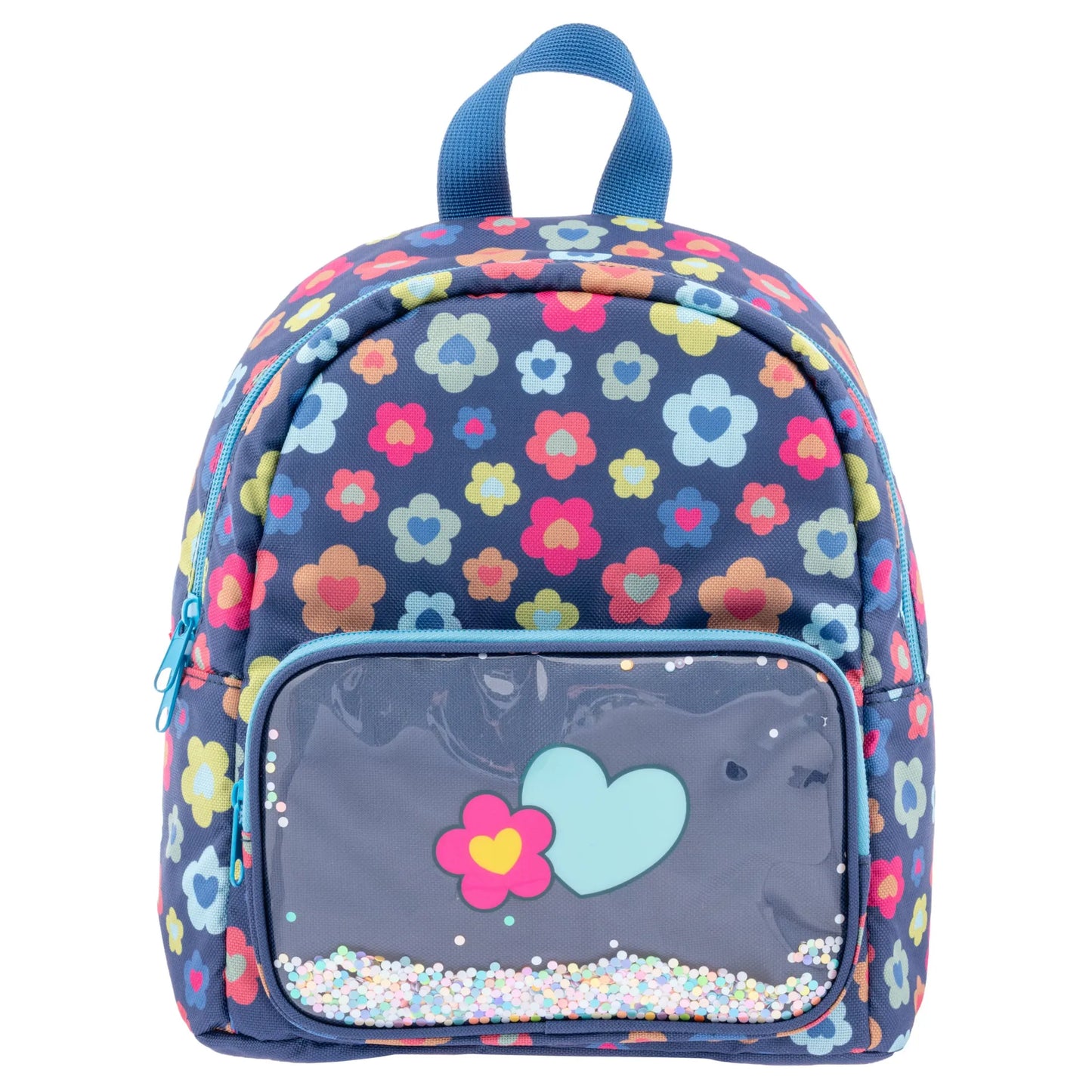 Mini Glitter Backpack Flower: Mini Glitter Backpack. For Kids