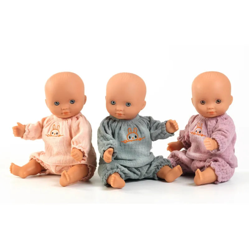 Mini Lola Ola Dina, Vinyl Baby Doll For Kids 18 Months+, 3 Designs Assorted