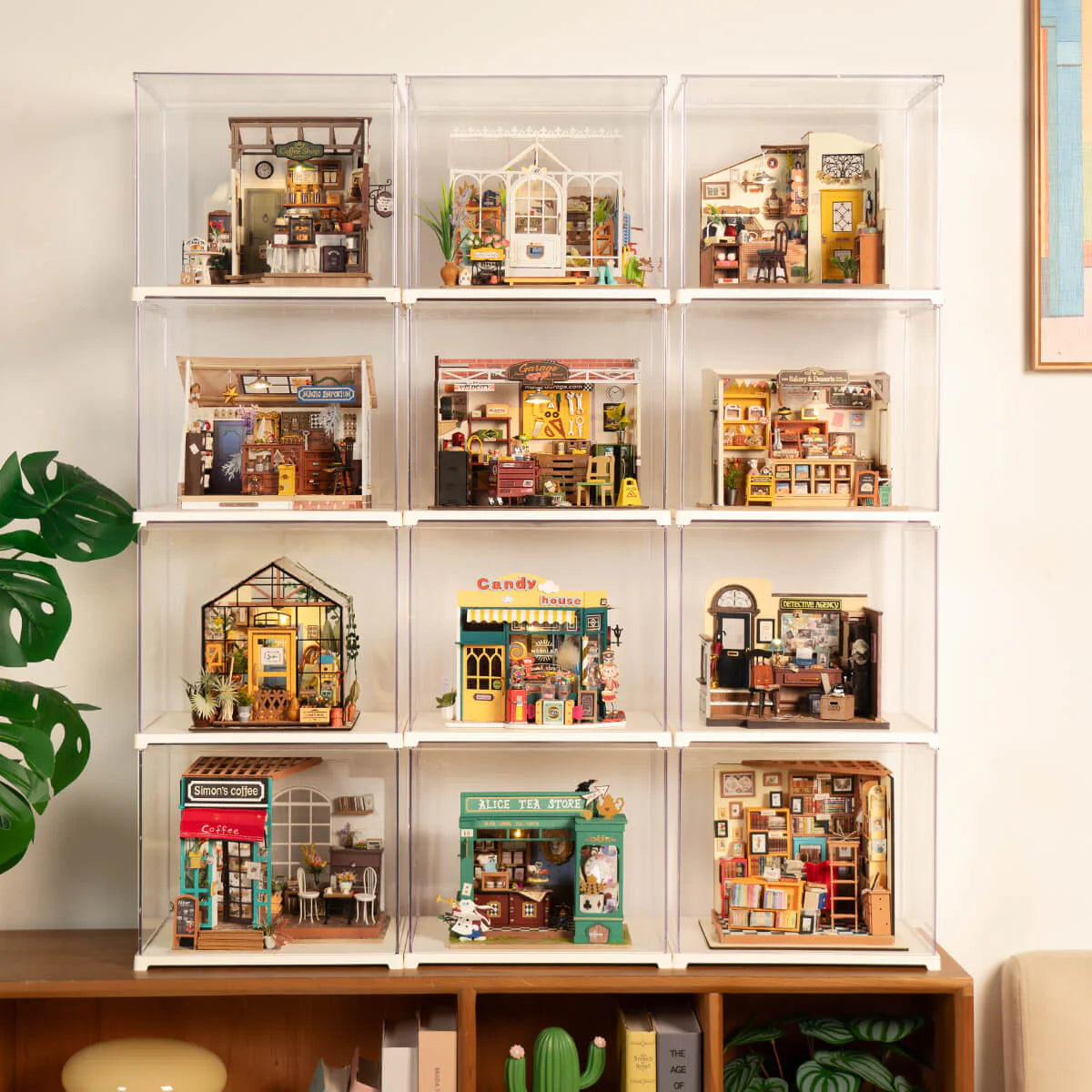 Miniature House Display Box DF03L, Rolife