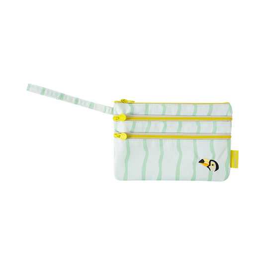 Mint Mambo ID Pouch for Kids 3+, 14 x 19 cm