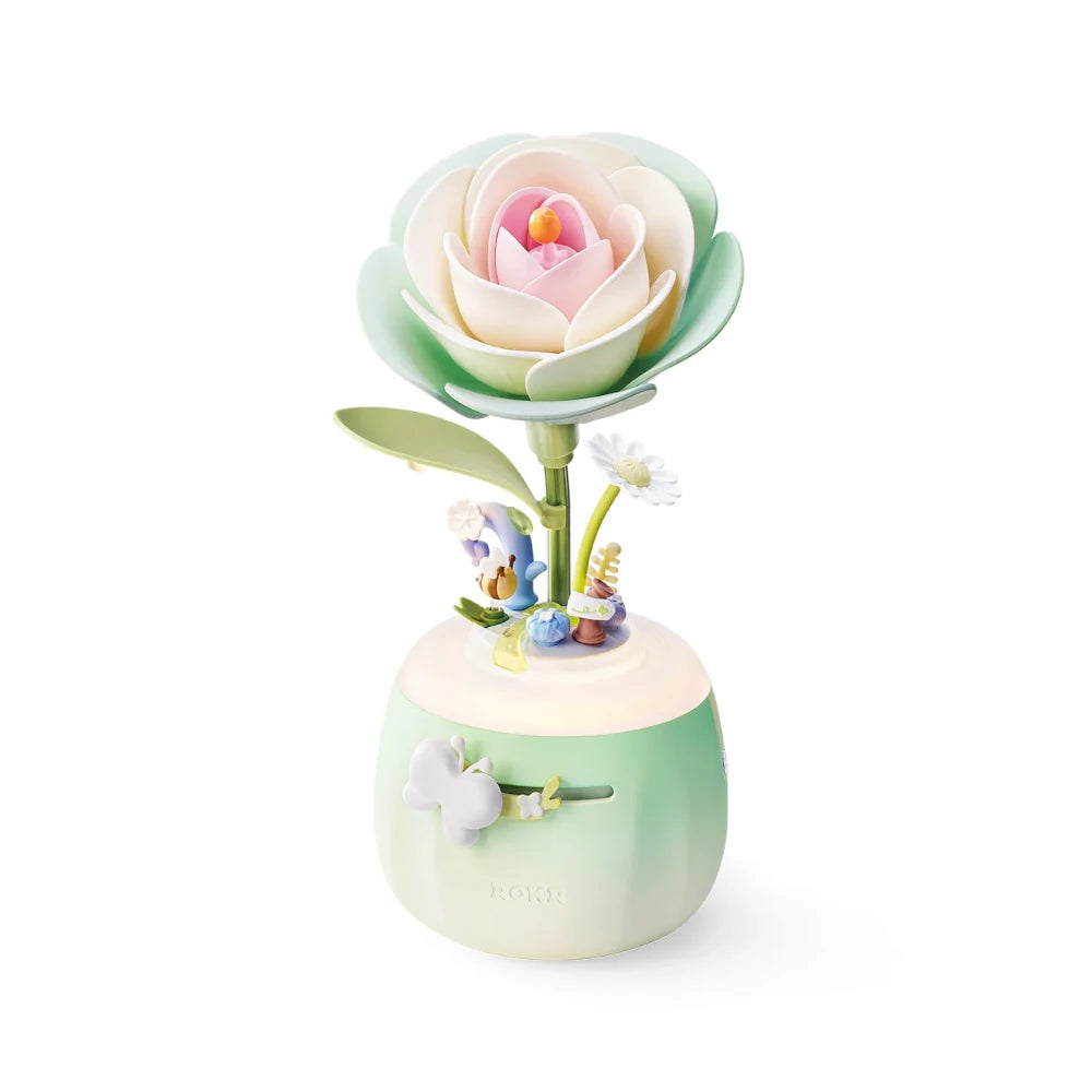 DIY 3D Flower Night Light: Minty Camellia Lamp AF02S, ROKR