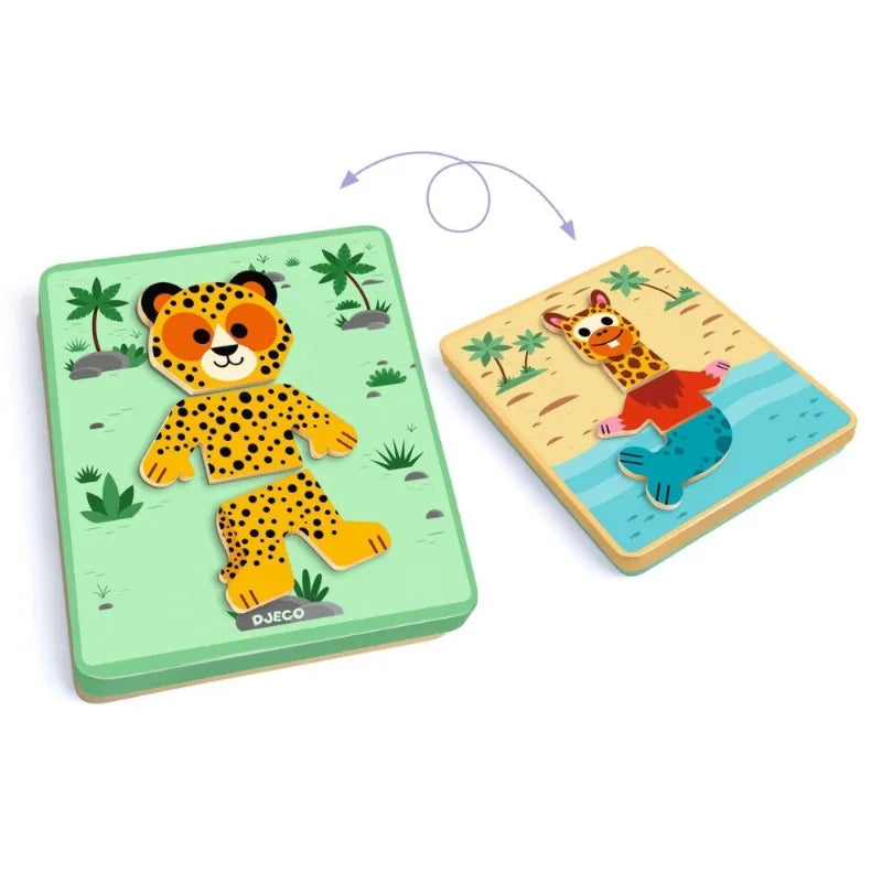 Mix and Match Magnetic Game 2+: Inzebox, Djeco