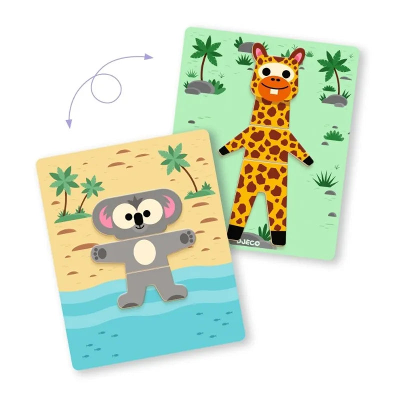 Mix and Match Magnetic Game 2+: Inzebox, Djeco