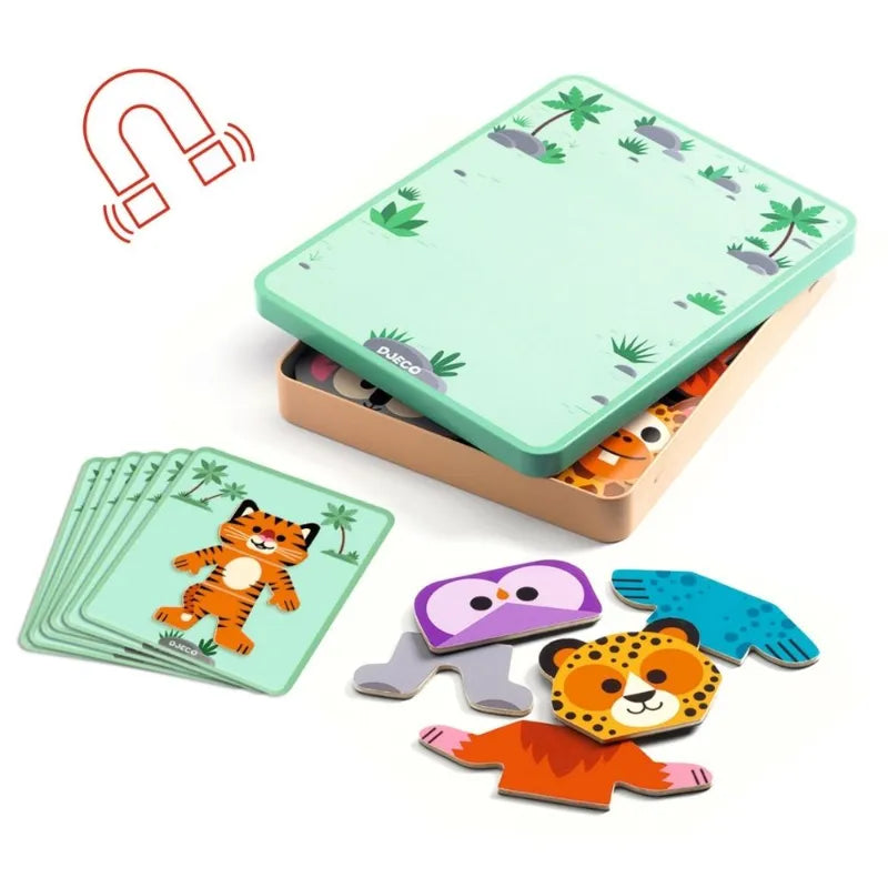 Mix and Match Magnetic Game 2+: Inzebox, Djeco