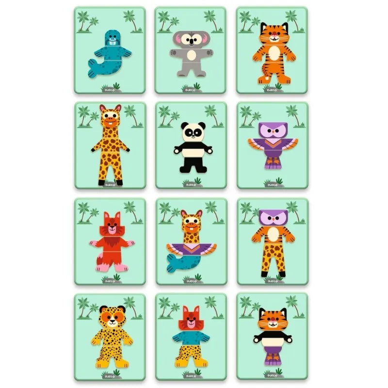 Mix and Match Magnetic Game 2+: Inzebox, Djeco
