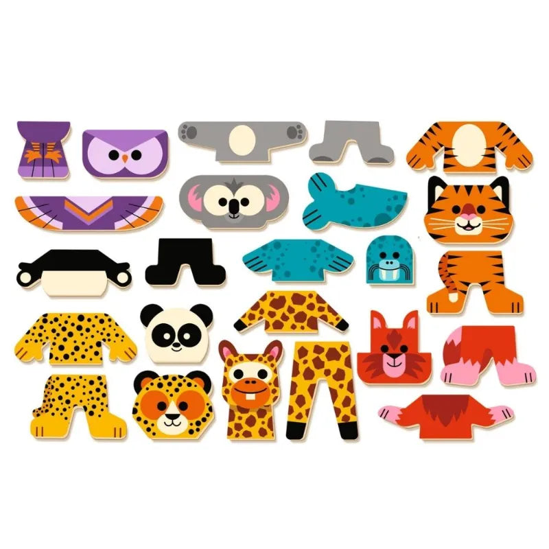 Mix and Match Magnetic Game 2+: Inzebox, Djeco