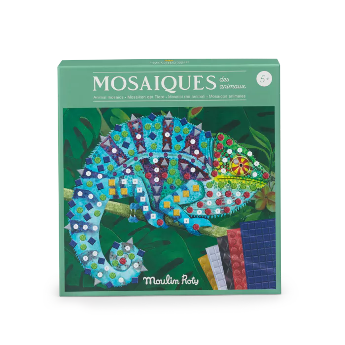 Mosaic craft kit: Tout autour du monde, Moulin Roty